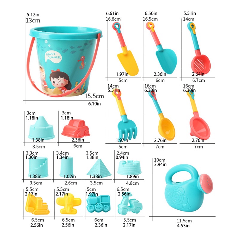1 Đồ chơi trẻ em Xúc Cát Đi Biển Cho Bé