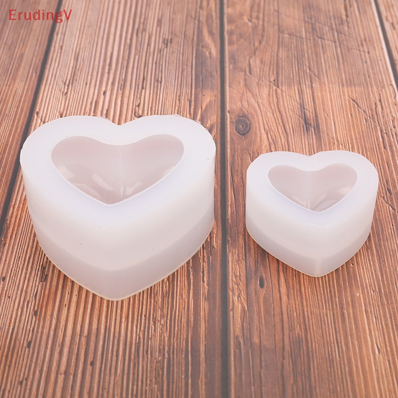 Khuôn Silicone Tạo Hình Trái Tim 3D Làm Bánh Mousse Tráng Miệng DIY