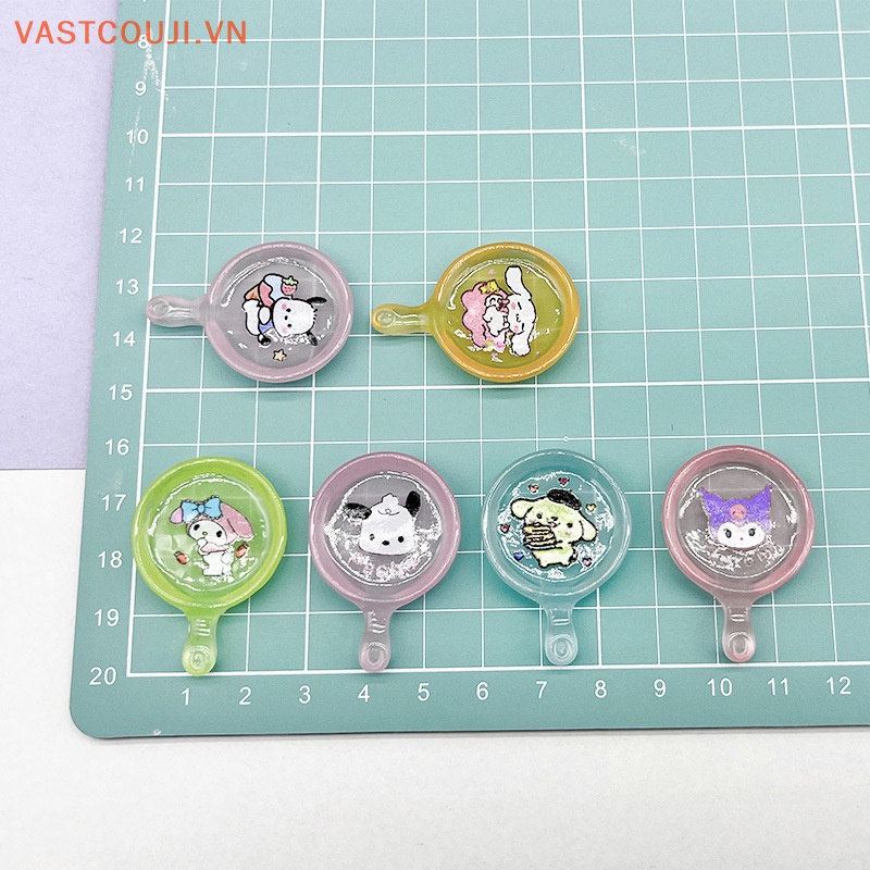 Bộ 5 Đồ trang trí Chảo VASTJI Mini Phát Quang Dùng Trang Trí Độc Đáo