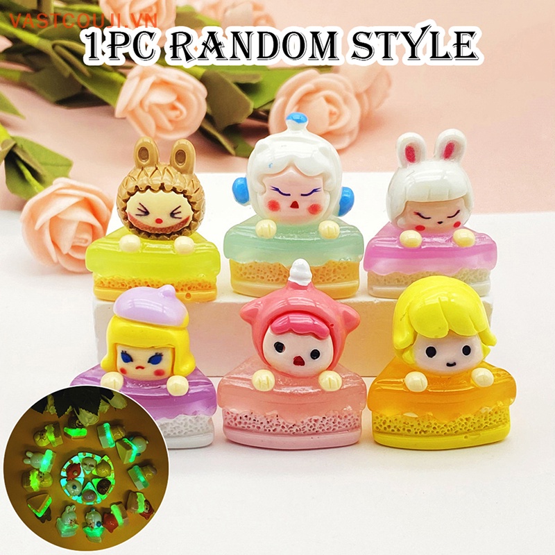 1 Đồ trang trí Bánh Ngọt VASTJI Phát Sáng Dùng Trang Trí Tiểu Cảnh