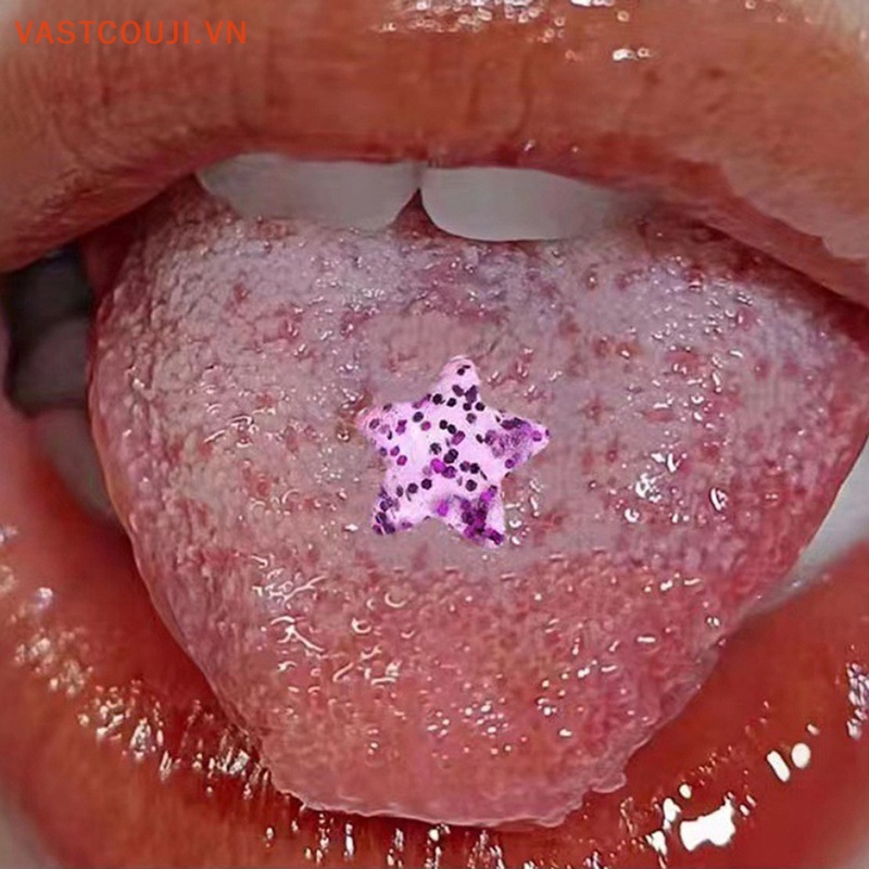 Khuyên Xỏ Lưỡi Bằng Nhựa Acrylic Trang Sức Cho Cơ Thể