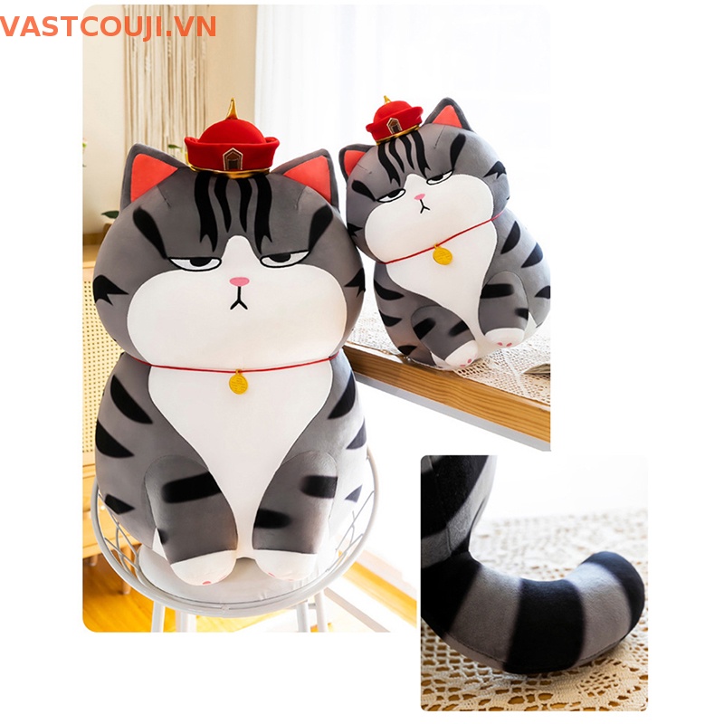 Mèo Nhồi Bông VASTJI 25-40cm Đáng Yêu Chất Lượng Cao