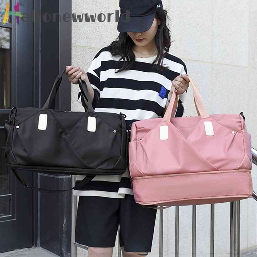 Túi Đựng Đồ Tập Thể Thao Sức Chứa Lớn Chia Ngăn Khô / Ướt Tiện Dụng Cho Nam Và