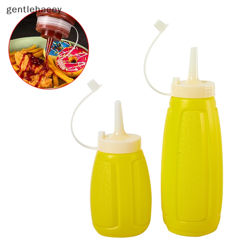 Set 2 Chai Nhựa Đựng Gia Vị Dạng Bóp Có Nắp Thể Tích 150 / 300Ml