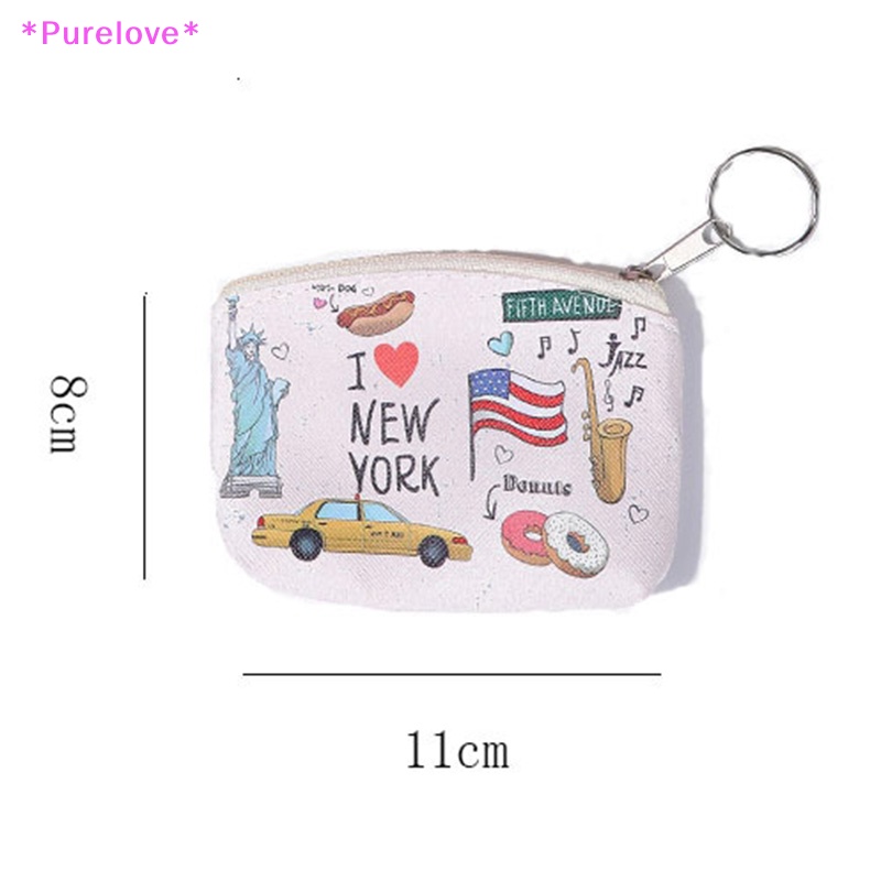 1 Ví Mini Đựng Tiền Xu Họa Tiết Hoạt Hình Dễ Thương Cho Nữ Mới