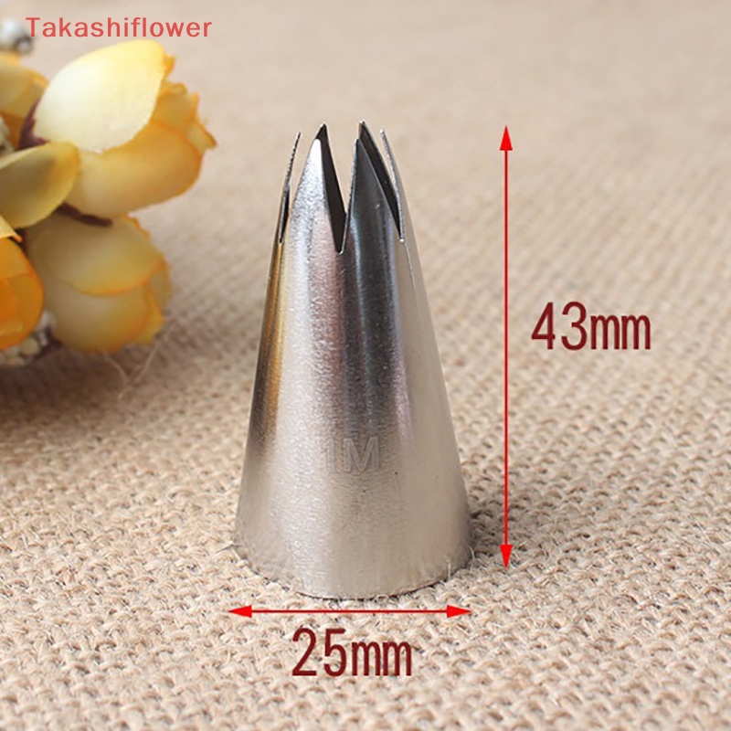 Dây Đèn Led Trang Trí 1M Họa Tiết Takashiflower# Dụng Cụ Bắt Kem Trang Trí Bánh 6 Răng Bằng Inox 304