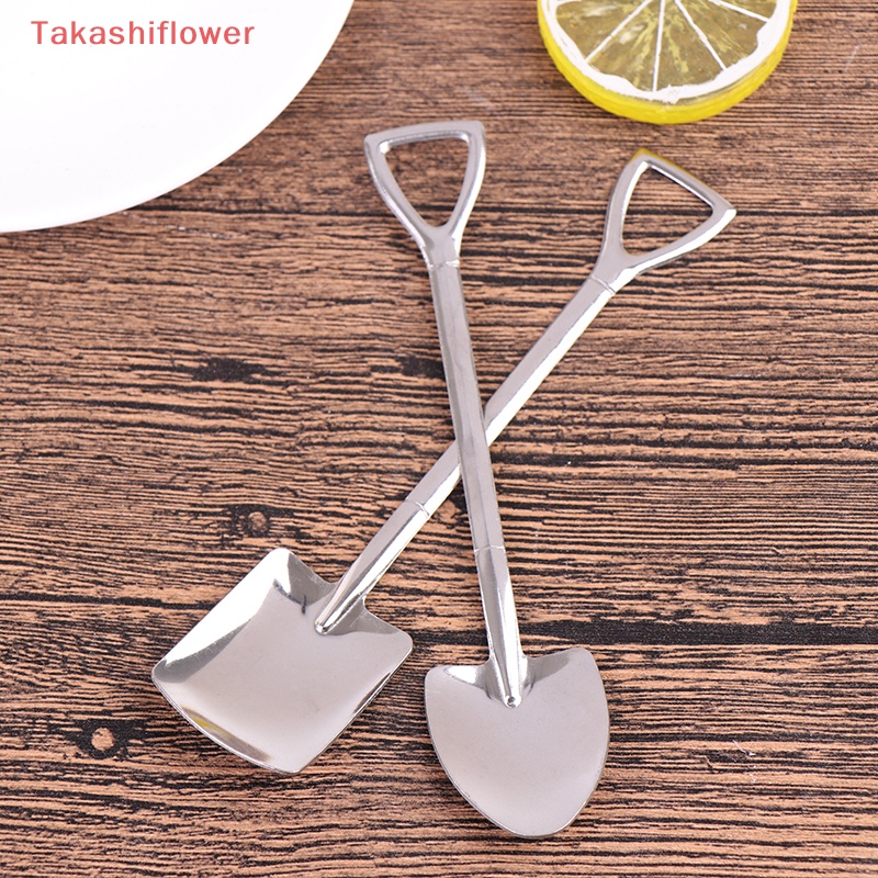 Set 4 Muỗng Cà Phê Bằng Thép Không Gỉ Phong Cách Retro