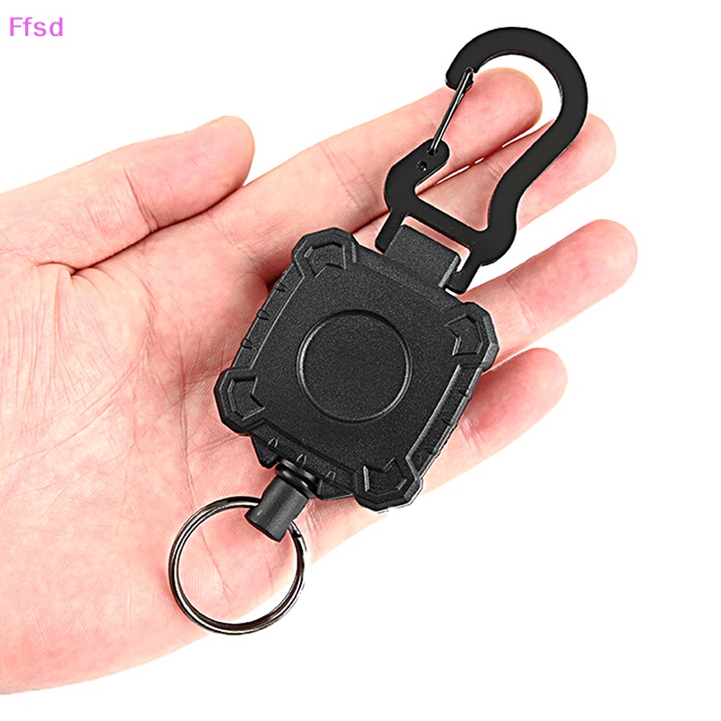 1 Móc Chìa Khóa Bằng Kim Loại Có Thể Thu Gọn Tiện Dụng