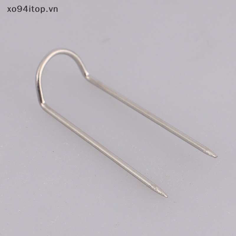 Set 50 Ghim Kim Loại Hình Chữ U Trưng Bày Trang Sức Tiện Lợi