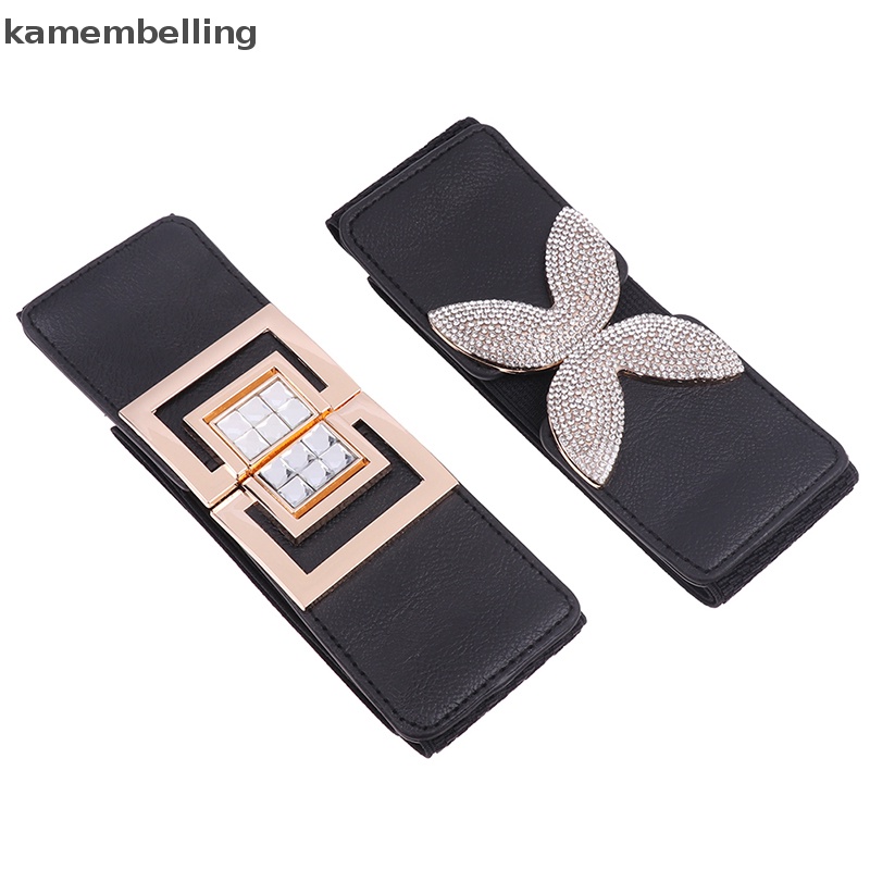 Thắt Lưng Co Giãn Đính Đá Thời Trang Dành Cho Nữ