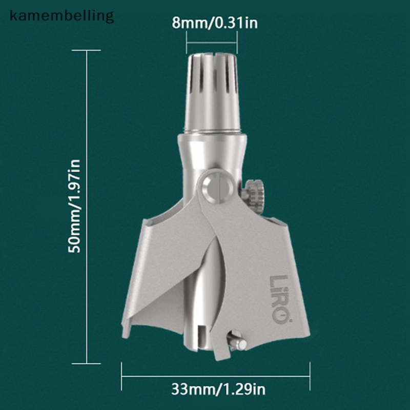 Kamembelling Tông Đơ Tỉa Lông Mũi / Tai / Tóc Dạng Xoắn Ốc Bằng Thép Không