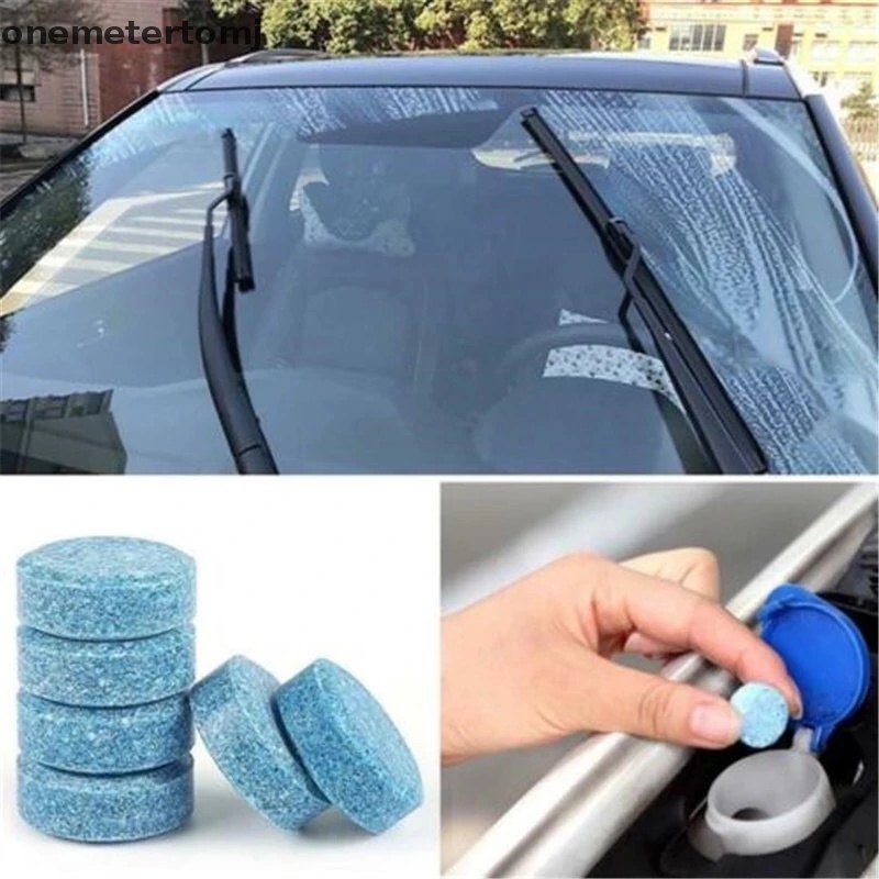 Set 40 Viên Sủi Vệ Sinh Kính Chắn Gió Xe Ô Tô Tiện Lợi