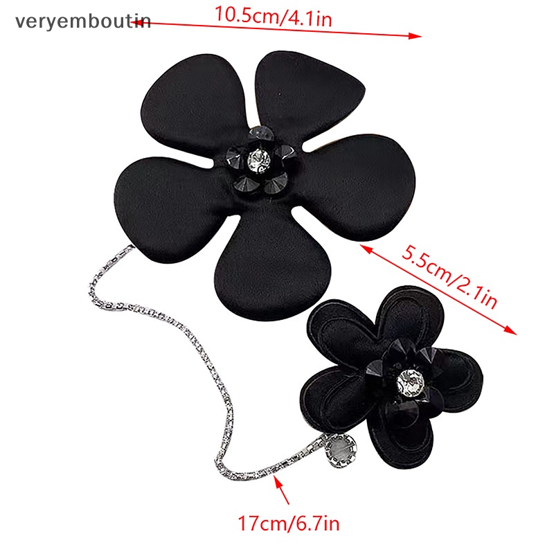 1 Trâm Cài Áo Hình Bông Hoa Đính Đá Thời Trang