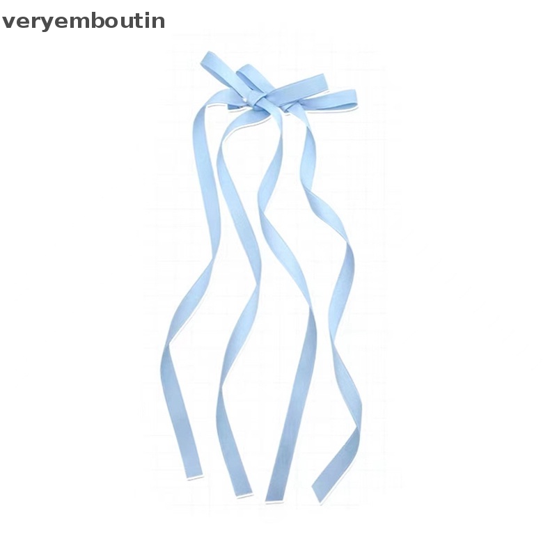 Bộ 2 Kẹp Tóc Nơ Dài Thời Trang Dành Cho Nữ