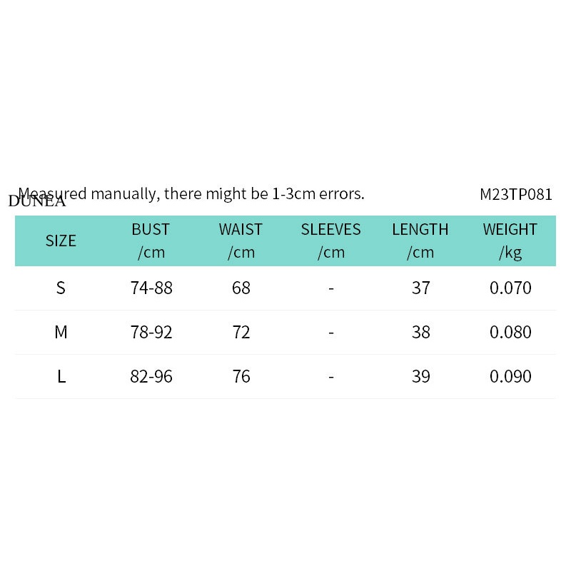 DUNEA Áo Kiểu Trễ Vai Dáng Ngắn Thời Trang Quyến Rũ Cho Nữ