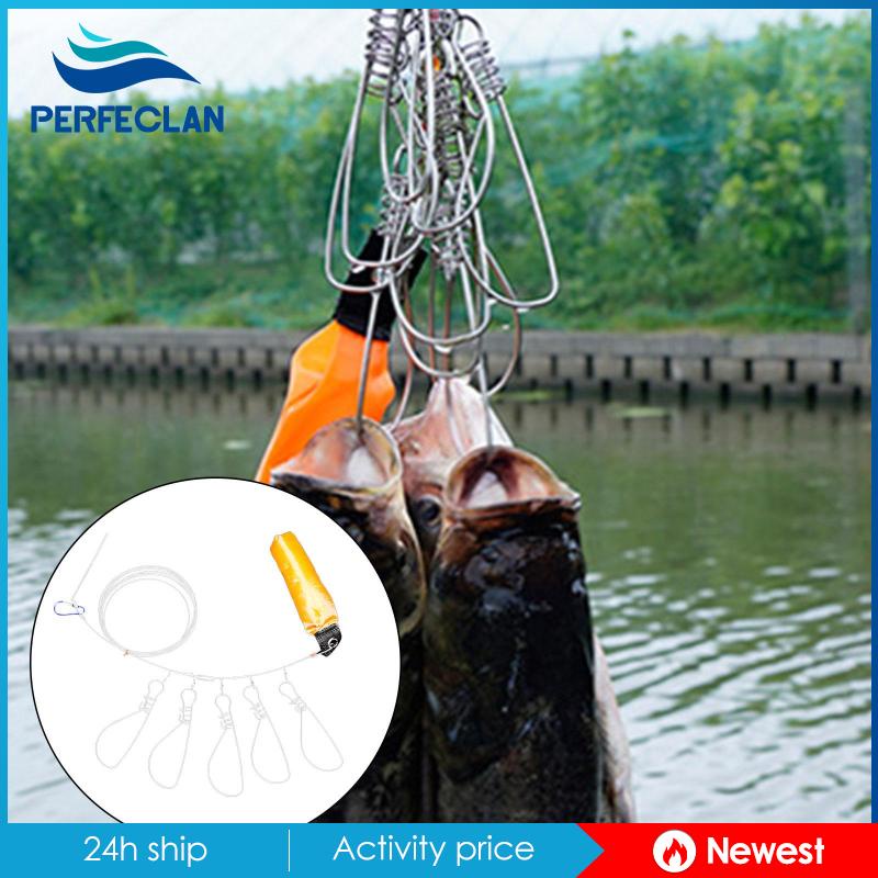 [Perfeclan] Kẹp Khóa Dây Câu Cá Chịu Lực Tốt Kèm Phao Nổi