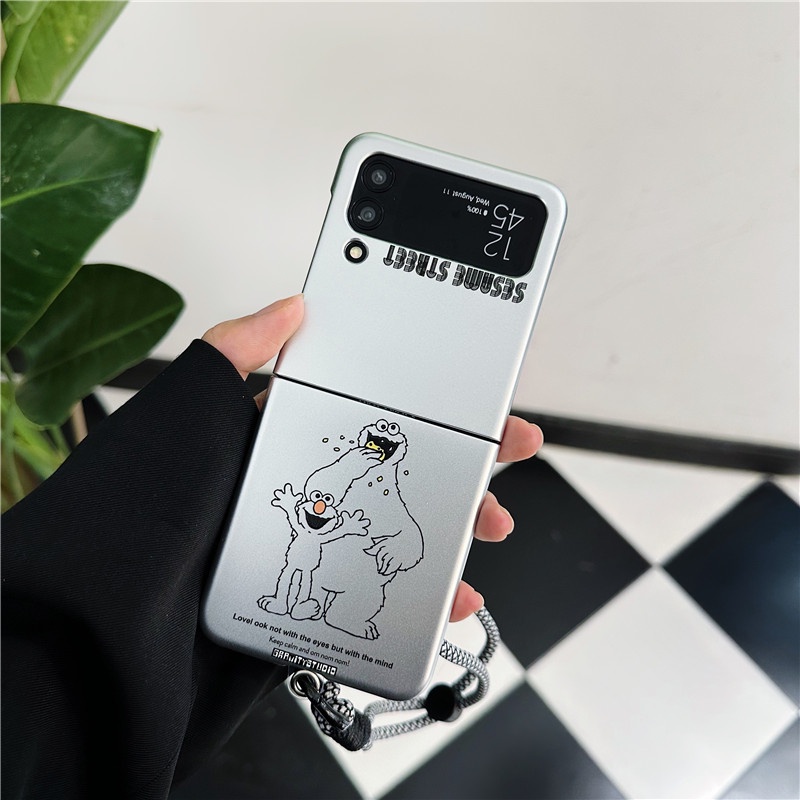 Ốp Điện Thoại Nhựa Cứng Chống Sốc In Hình Totoro Dễ Thương Cho Samsung Galaxy Z Flip 4 Z Flip 3 5G