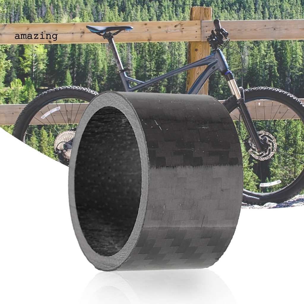 Bộ 4 Vòng Đệm Cổ Xe Đạp Bằng Sợi Carbon Bền Chắc Kích Thước 5 / 10 / 15 / 20mm