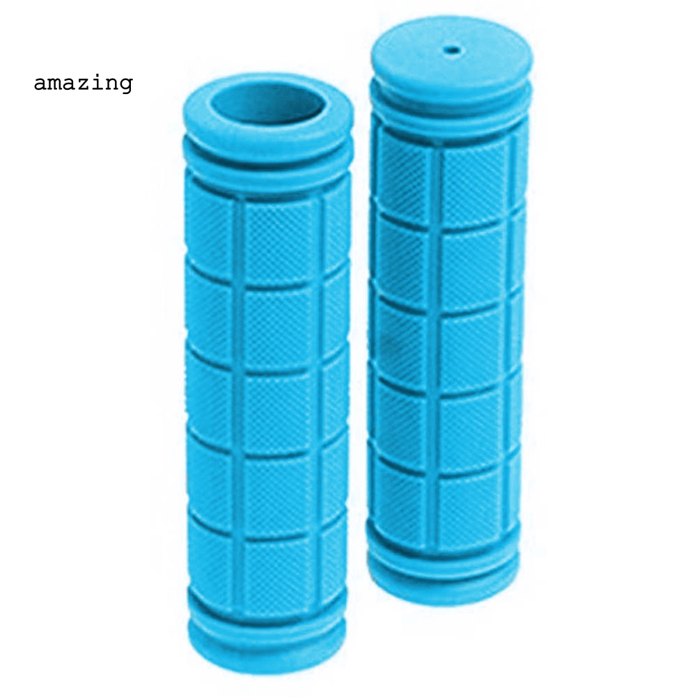 1 Cặp Vỏ Bọc Tay Lái Xe Đạp Hình Vuông Bằng Cao Su Gọn Nhẹ Chống Trượt Nhiều Màu Tùy Chọn