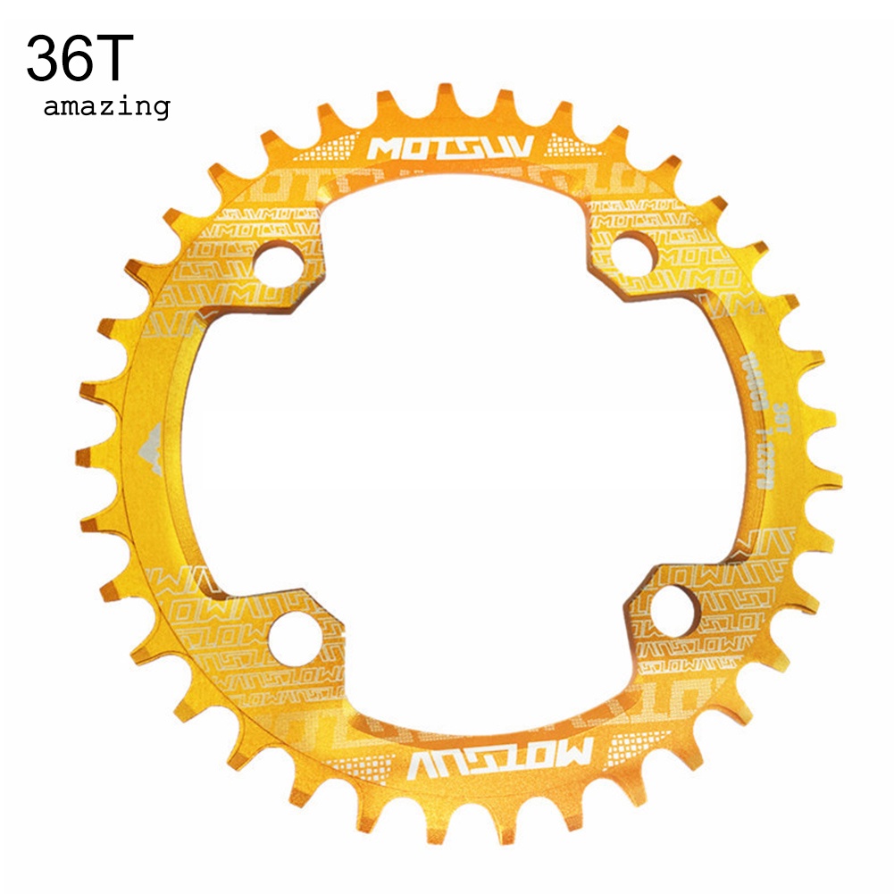 Bánh Xích Xe Đạp Leo Núi 32 / 34 / 36 / 38T 104BCD Bằng Hợp Kim Nhôm