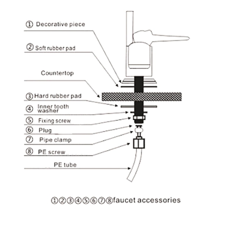 Vòi Nước 1 / 4-inch Bằng Thép Không Gỉ Tiện Dụng