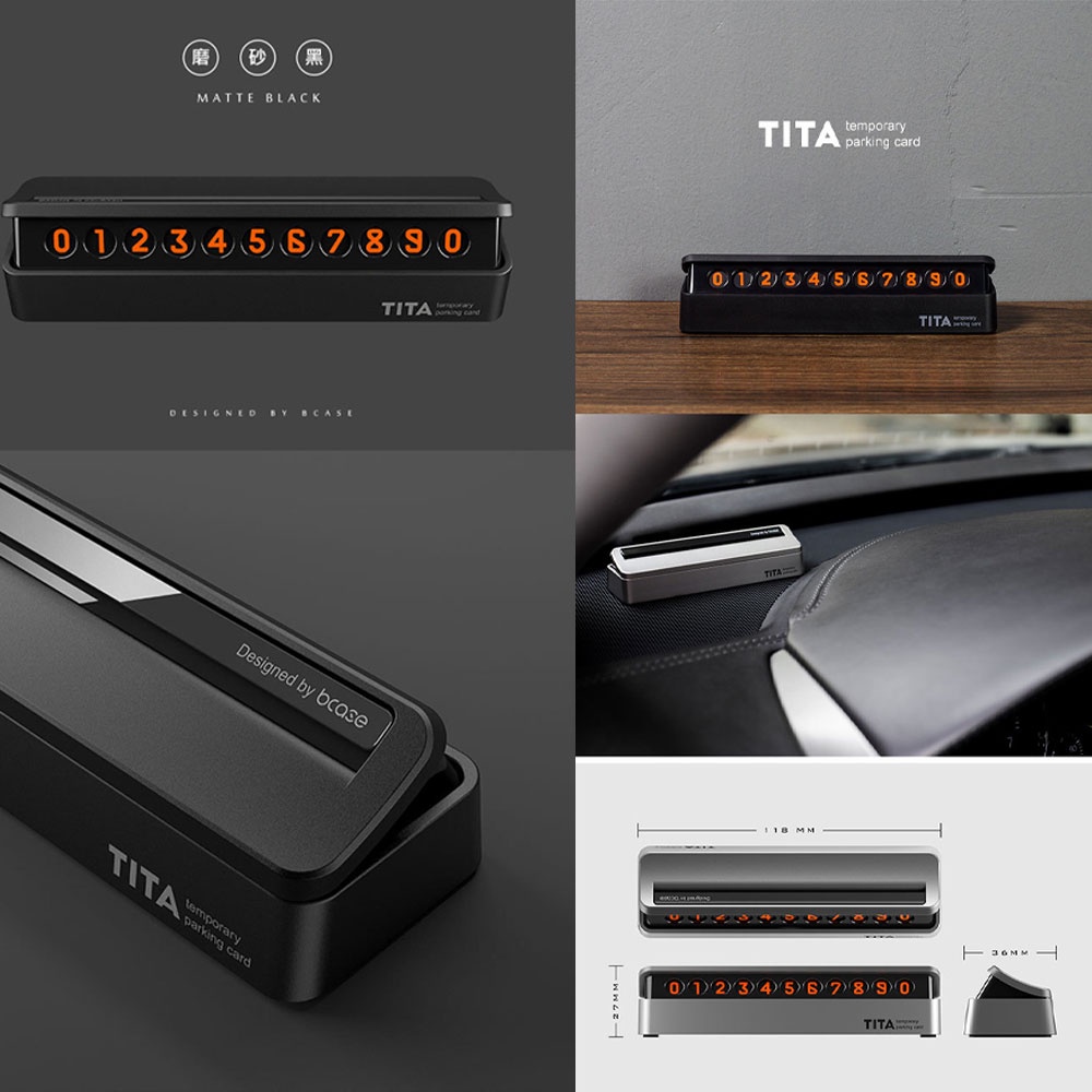 Bảng để số điện thoại cho ô tô xe hơi TITA Xiaomi - Shop MI Ecosystem Authorized