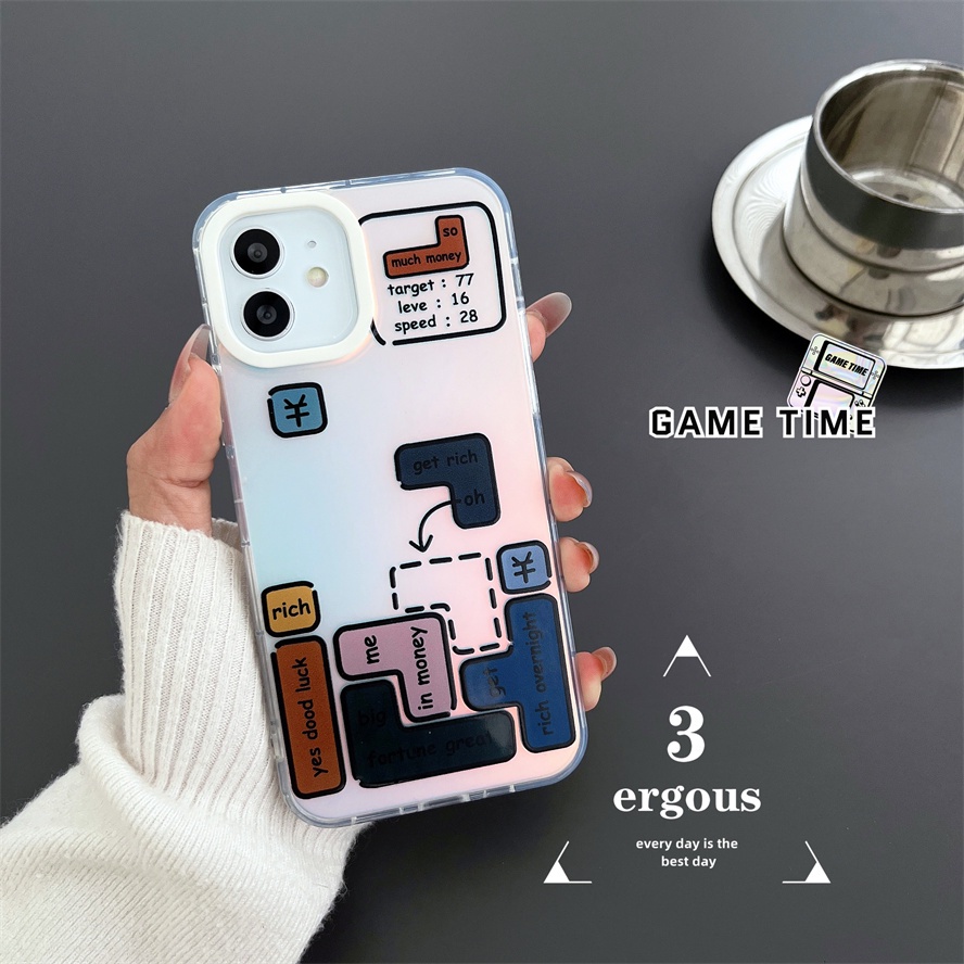 Ốp Điện Thoại Mềm Chống Sốc Màu Gradient Cho IPhone 14 13 12 11 Pro Max SE2020 X XR Xs Max 7 8 Plus