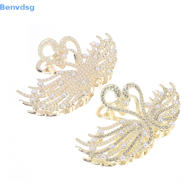 Kẹp Tóc Hình Cá Mập Đính Đá Ngọc Trai Thời Trang Cho Nữ