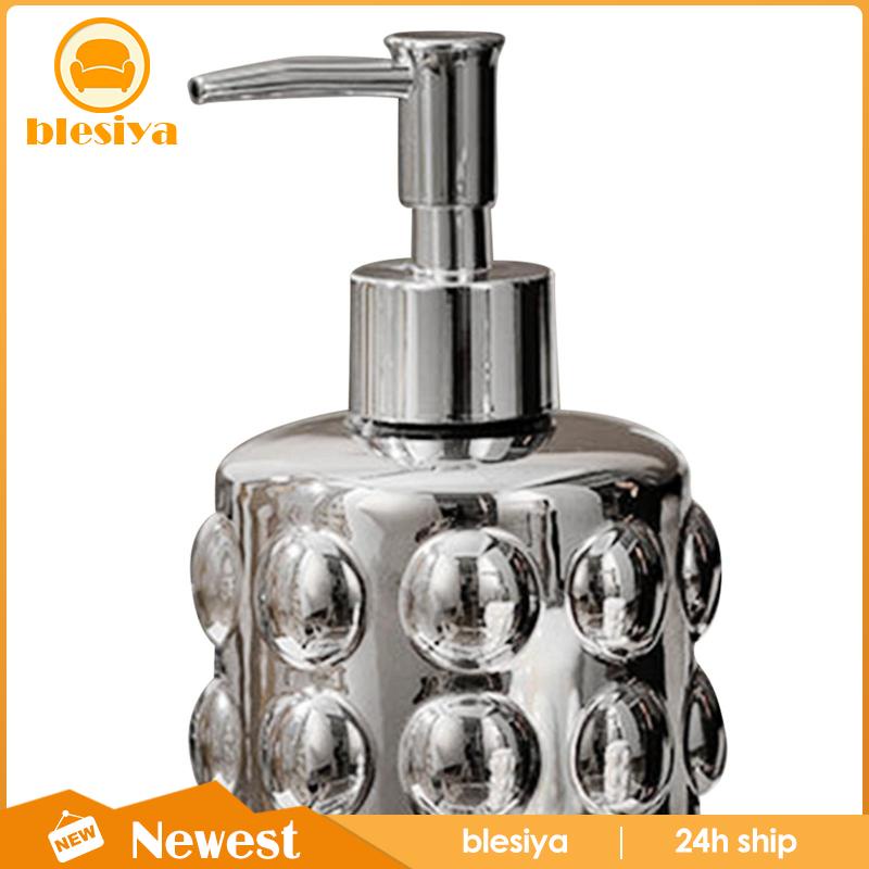 Bình Đựng Xà Phòng Rửa Tay Bằng Gốm Dung Tích 350ml Kèm Vòi Bơm Tiện Dụng