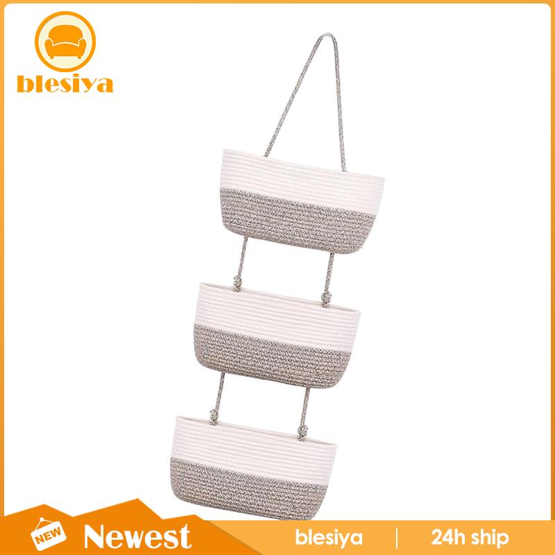 Giỏ Treo Đựng Đồ 3 Tầng Kích Thước Lớn Dùng Trong Nhà / Phòng Tắm / Để Bàn / Phòng Ngủ