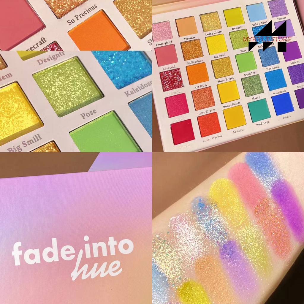 Bảng Phấn Mắt 30 Màu Sắc Long Lanh Chống Nước Dành Cho Nữ