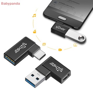 Đầu chuyển đổi otg usb 3.1 type c sang usb 3.0 10gbps type c sang usb 3.0 góc 90 độ cho usb c otg