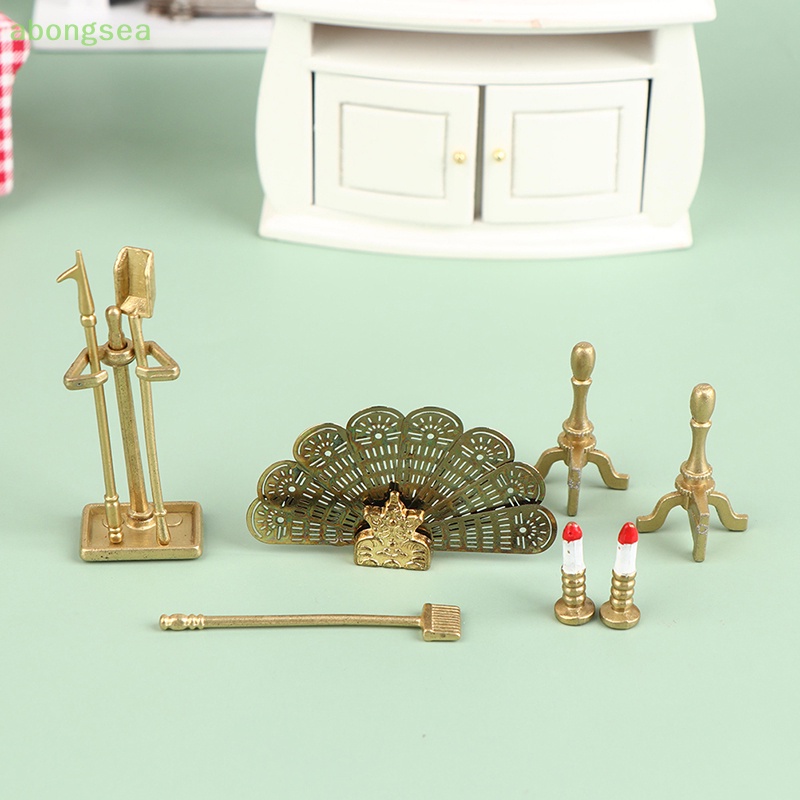 1 Set Vỏ Bọc Quạt Thổi Lửa 1: 12 Trang Trí Nhà Búp Bê