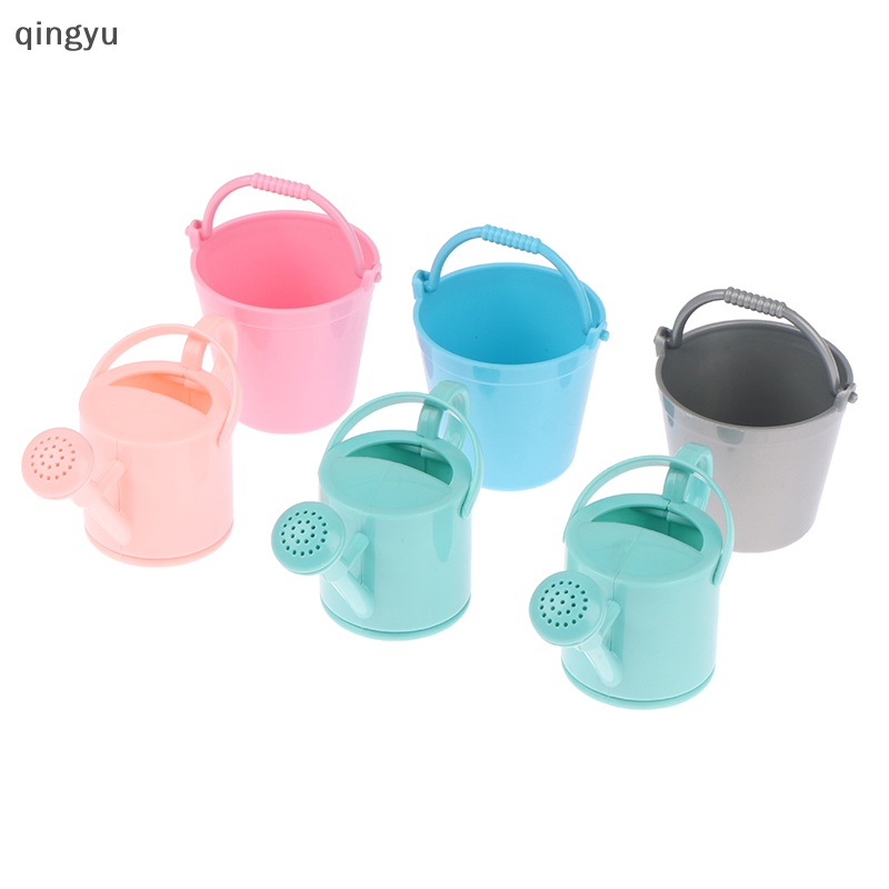 1 Set Bình Tưới Cây Thu Nhỏ Dùng Để Trang Trí Nhà Búp Bê