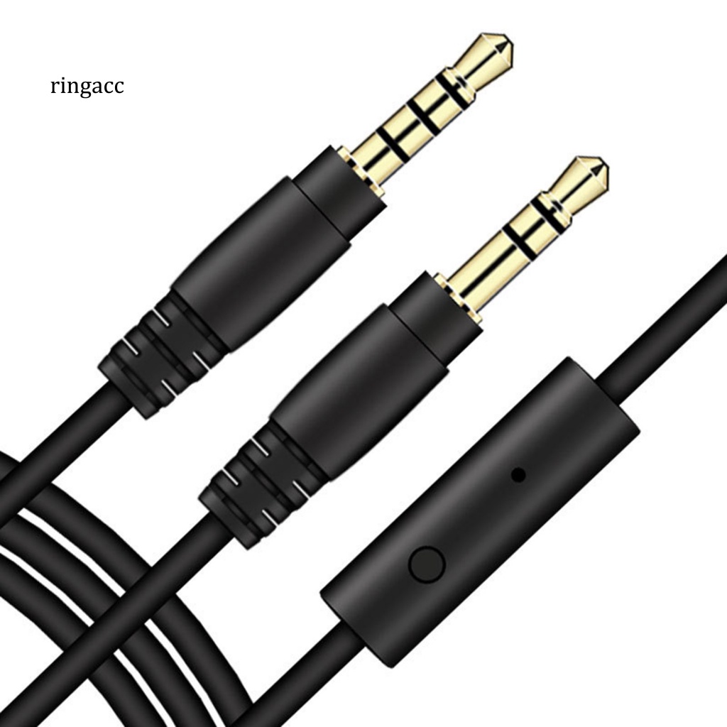 Dây Cáp Âm Thanh AUX Chuyển Đổi Từ Đầu Cắm 3.5mm Sang Cổng Cắm 3.5mm Chống Nhiễu Cho Xe Hơi