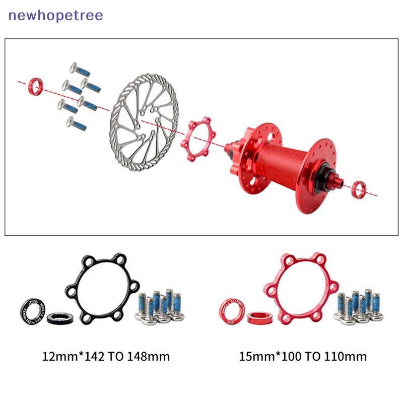 Vòng Đệm Chuyển Đổi Phía Sau 12x142 Sang 148MM 15x100 Sang 110MM Cho Xe Đạp