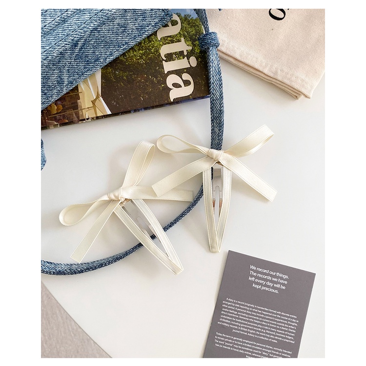 Kẹp Tóc Nơ Ruy Băng Cỡ Lớn Thời Trang Mới 2023 Cho Bé Gái