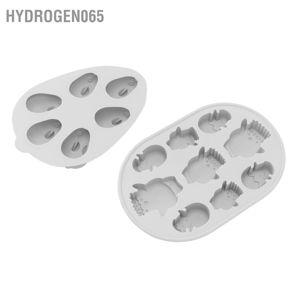 Hydrogen065 2 Chiếc Khuôn Nướng Bánh Silicon Thỏ Gà Phong Cách Silicone Cấp Thực Phẩm Dễ Dàng Phát Hành Làm Socola Cho Đá Món Tráng Miệng