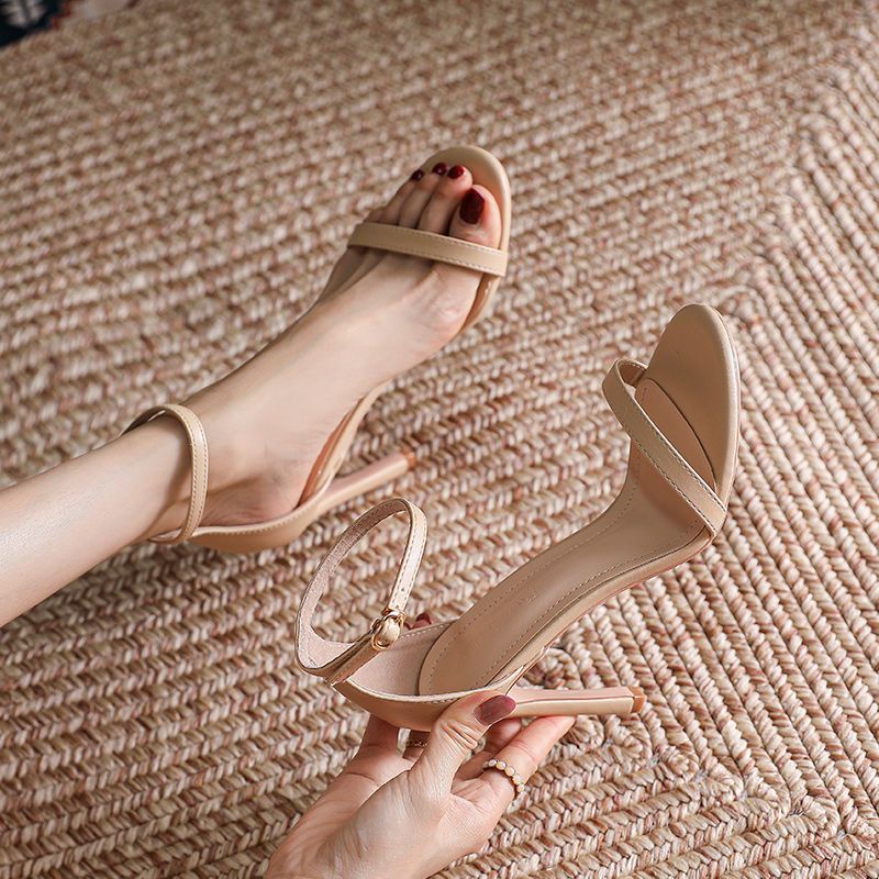Giày Sandal Cao Gót Thời Trang Mùa Hè Hàn Quốc 2023 Cho Nữ