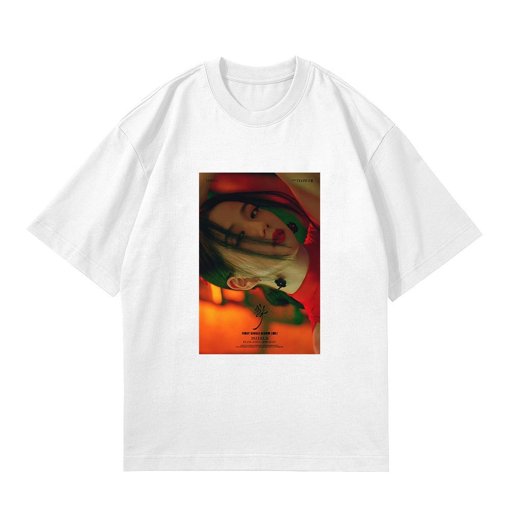 Áo Thun In Hình Hoa KPOP BLACKINK JISOO