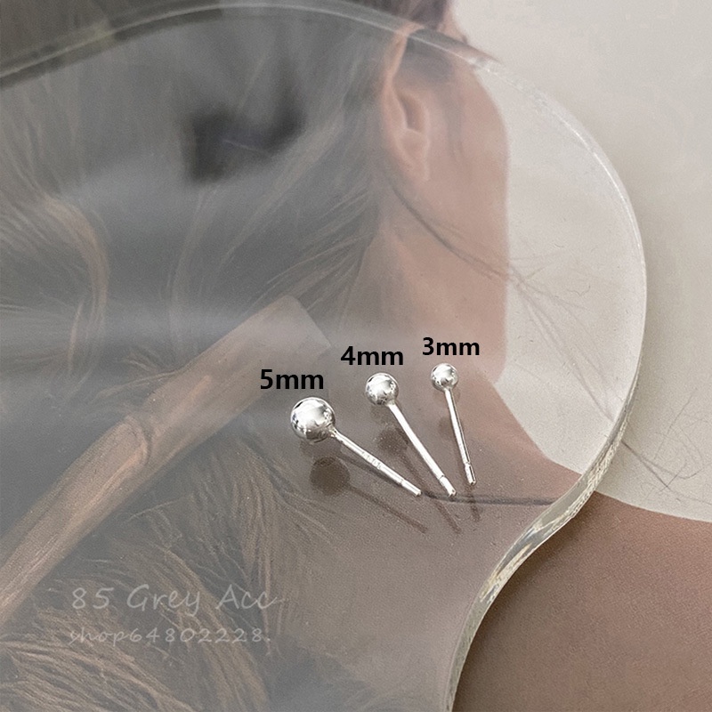 Bông Tai Mạ Bạc Nhẹ Hình Bánh Doudou Thời Trang Mùa Hè Sang Trọng Cho Nữ