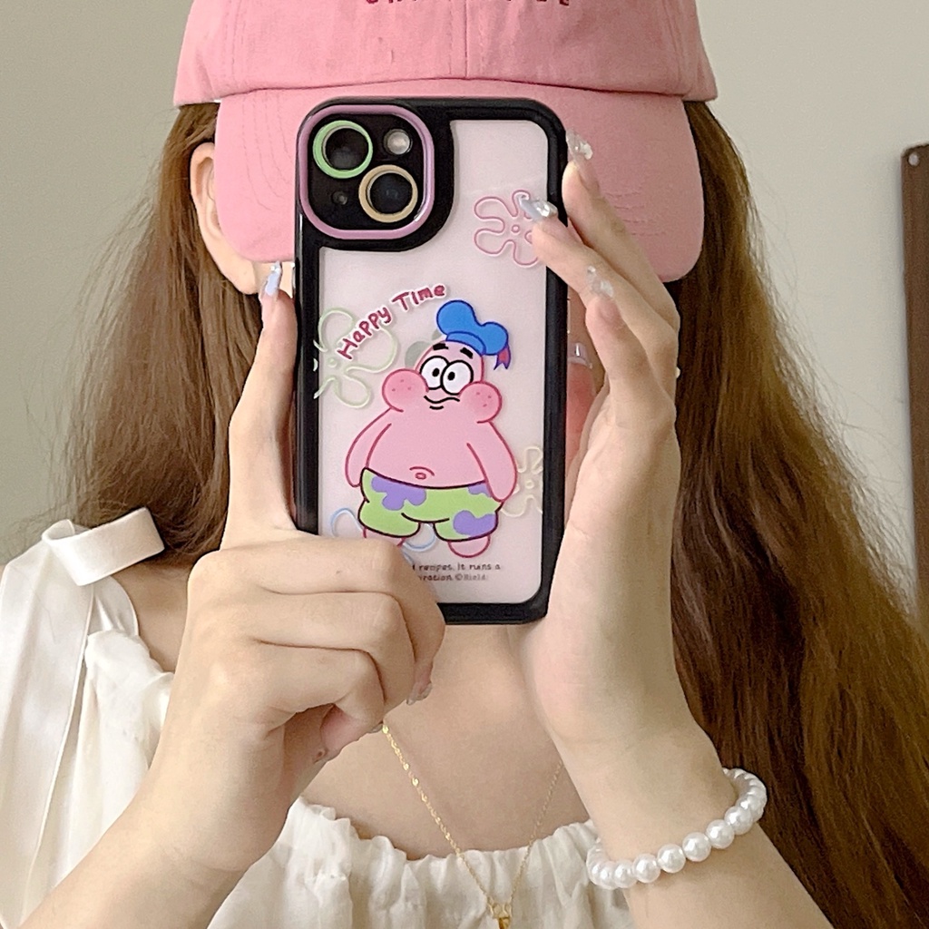 Ốp Lưng Chất Liệu TPU Trong Suốt Chống Sốc Họa Tiết Hoạt Hình Cho Apple IPhone 14 13 12 11 Pro Max