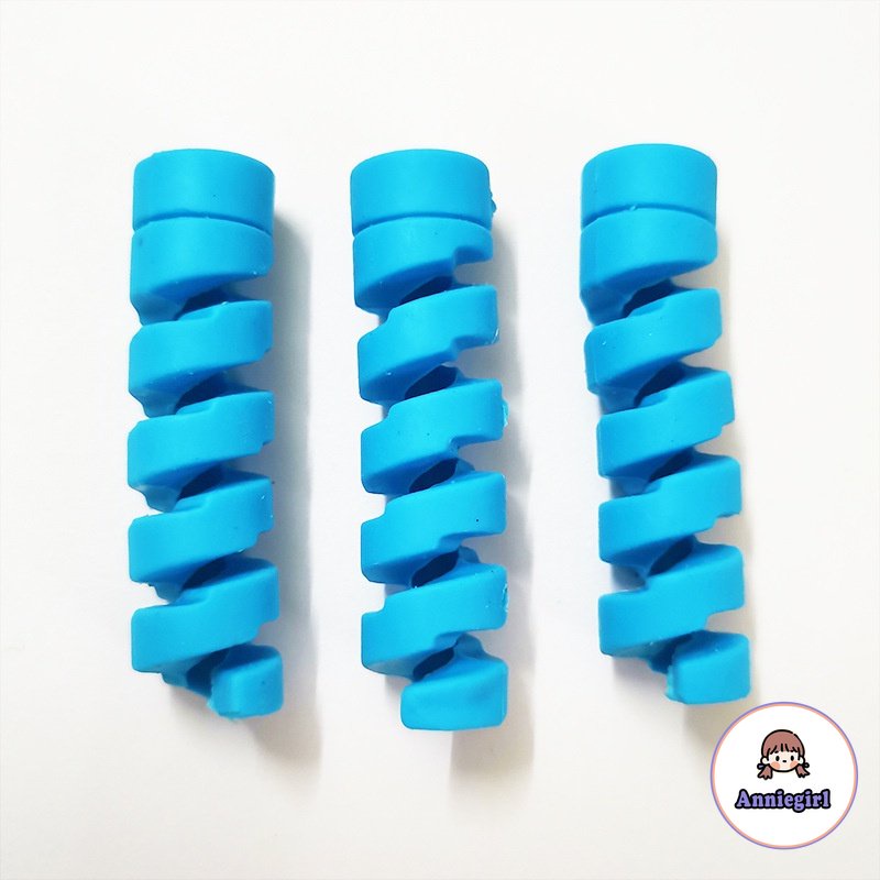 Set 4 Vỏ Bọc Bảo Vệ Dây Cáp Sạc USB Hình Xoắn Ốc Thông Dụng