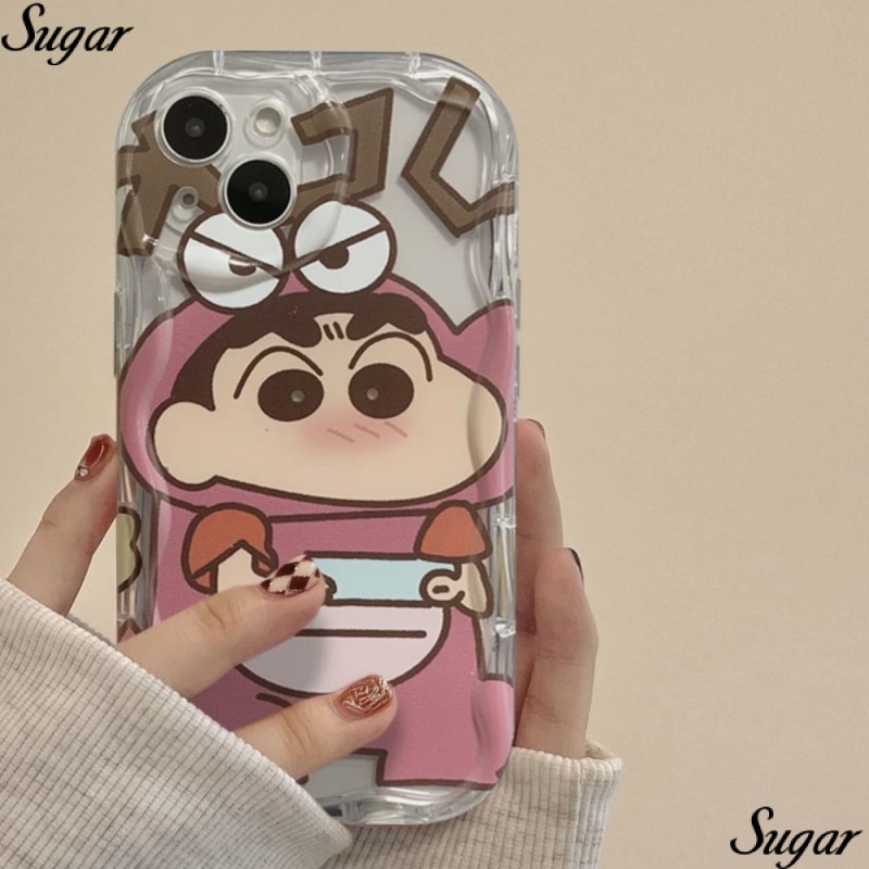 ✅Ốp Điện Thoại Mềm In Hình Shin-Chan Dễ Thương Cho Iphone 11promax 13 12 xr xs 14 X2YR