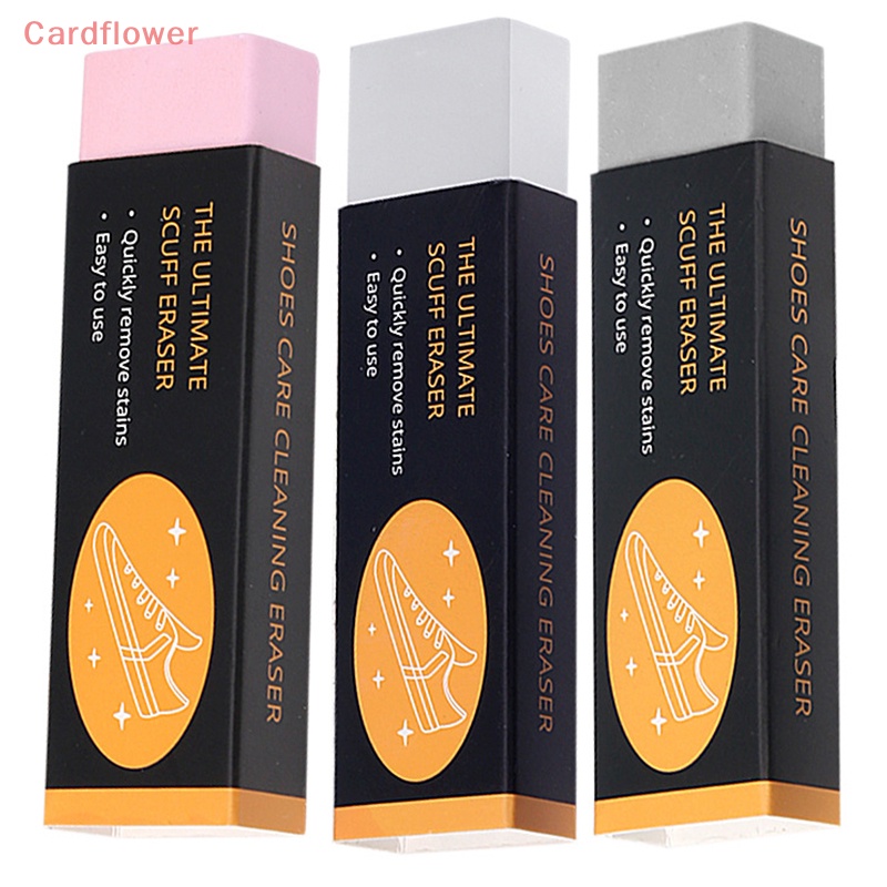 < Cardflower > Dụng Cụ Tẩy Làm Sạch Giày Da Lộn Khử Nhiễm Thông Dụng Chăm Sóc Vải Da Giày Thể Thao Mới