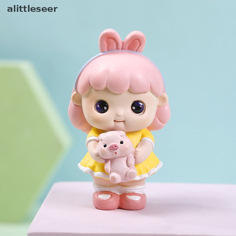 Phụ Kiện Trang Trí Bánh Kem Sinh Nhật Hình Xe Hơi Doodle Bằng Nhựa Resin Dễ Thương Cho Bé Gái