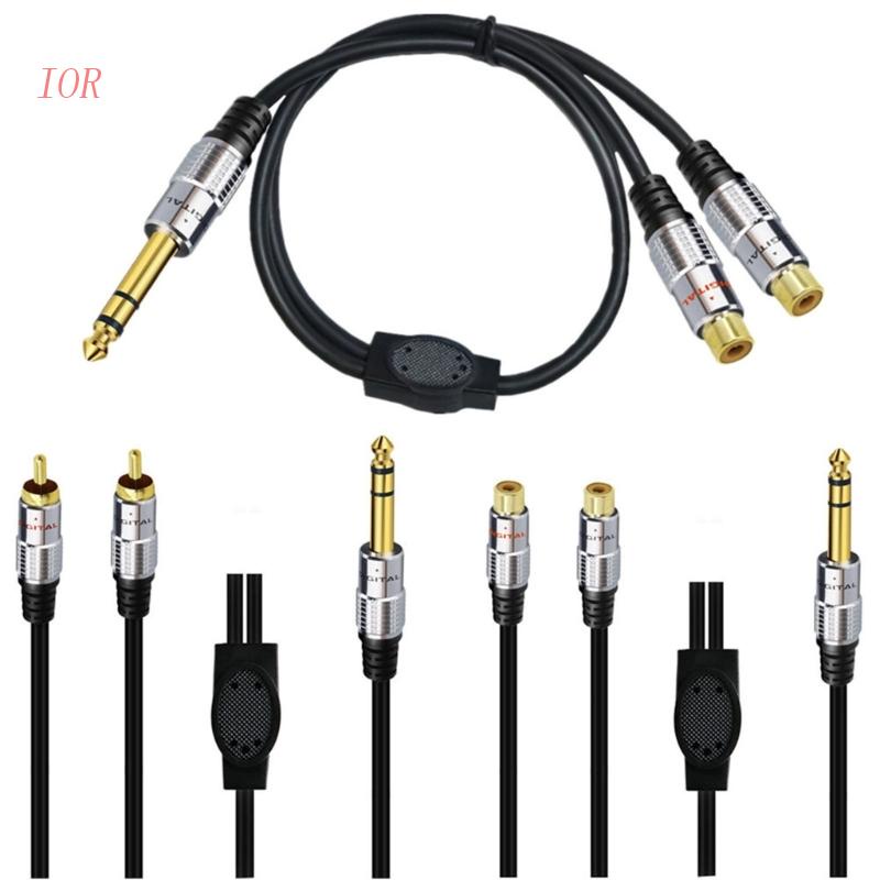 Cáp ChuyểN ĐổI Âm Thanh RCA Sang 2 ĐầU CắM RCA 1 / 4 "