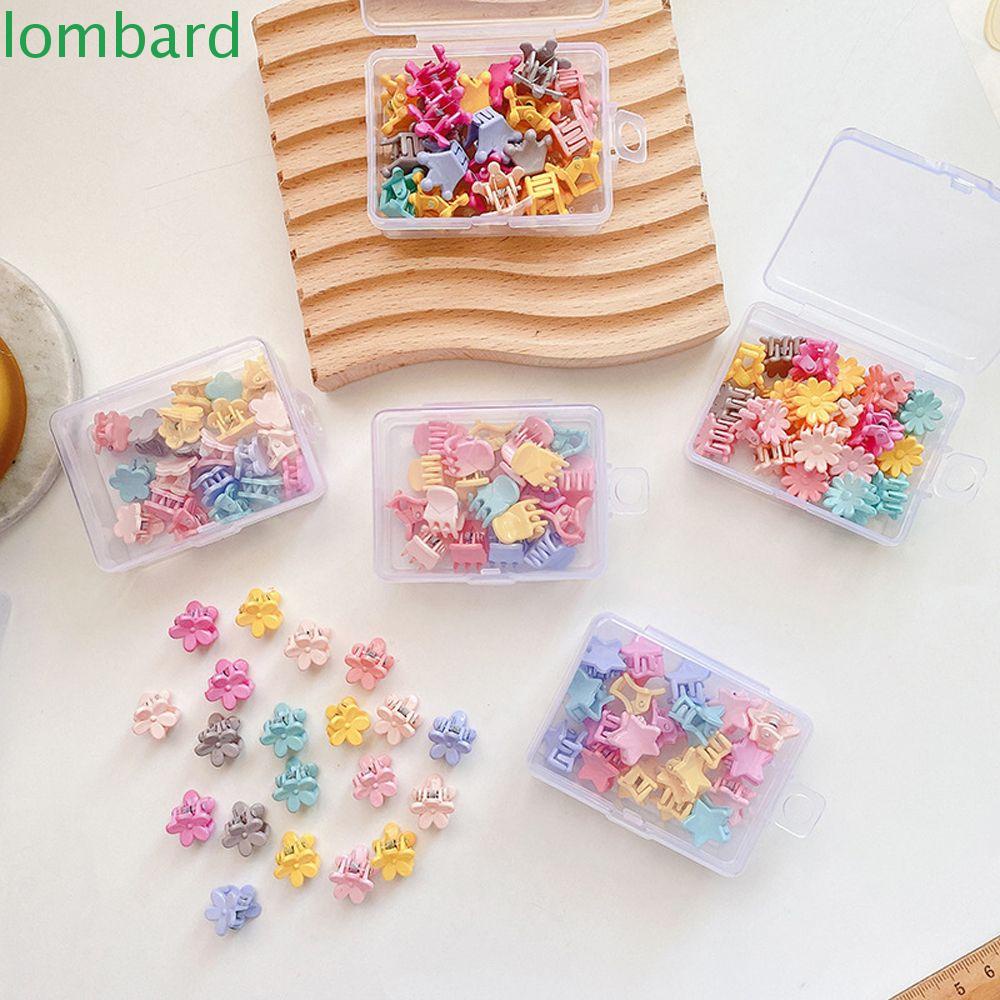 Kẹp Tóc Nhỏ Màu Trơn Hình Hoa Dễ Thương Phong Cách Hàn Quốc Cho Bé Gái
