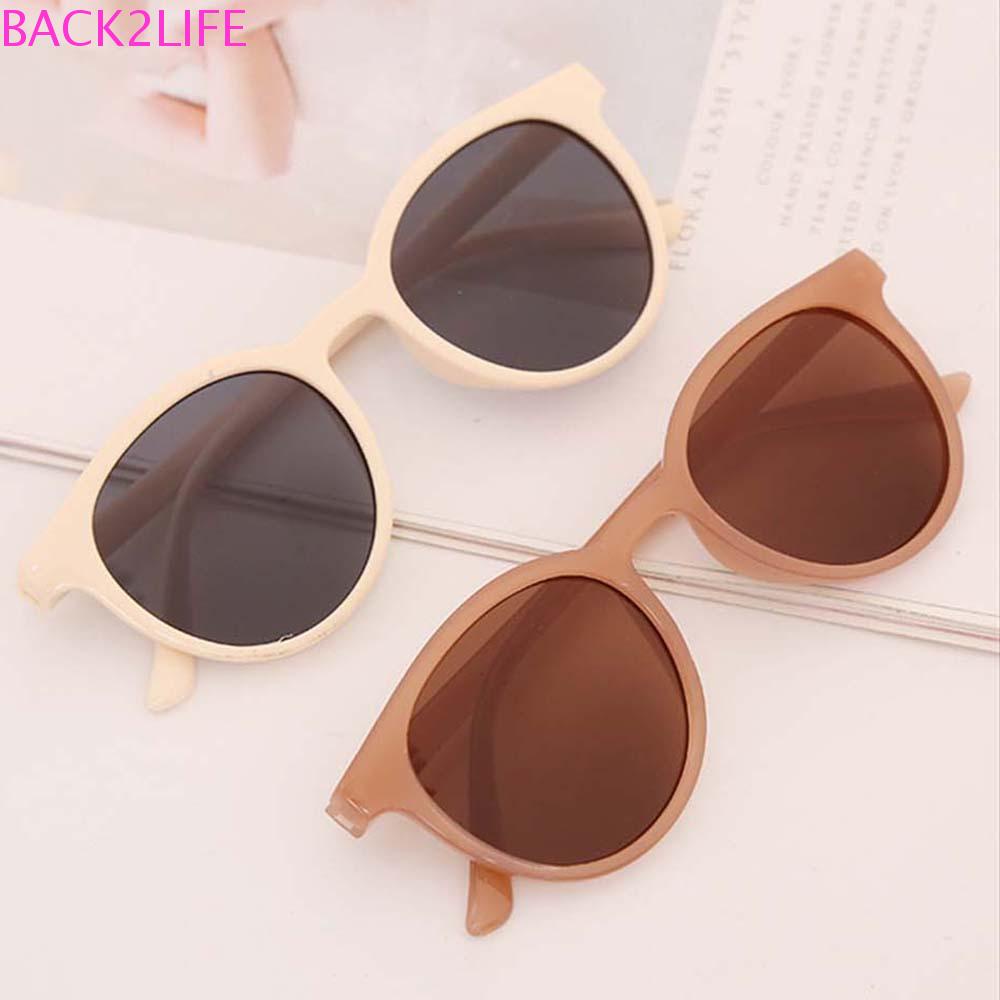 Kính Mát Mắt Mèo Gọng Tròn Phong Cách Hàn Quốc Vintage Thời Trang Cho Nữ 2Lilife