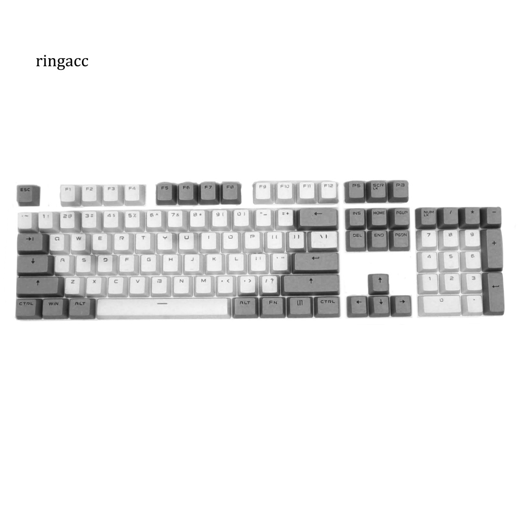 Bàn Phím Cơ RGA 87 Phím PBT Có Đèn Nền Màu Sắc Tương Phản Thay Thế Tiện Dụng Cho Máy Tính